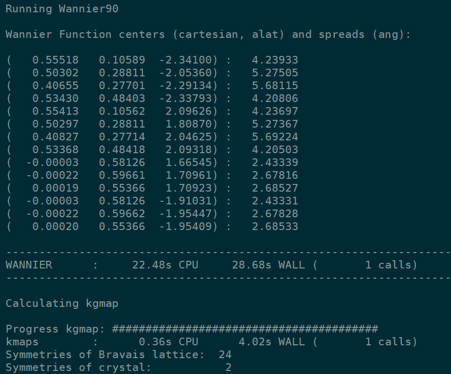 output stop update after wannier90